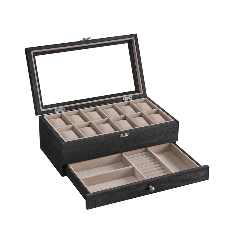 Caja de Relojes con 8 Ranuras
