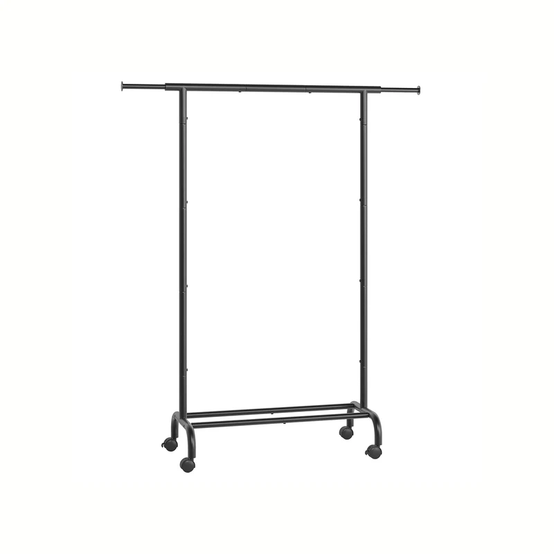 Burro para Ropa Tendedero 40 x (83-112) x 156 cm Negro Tinta