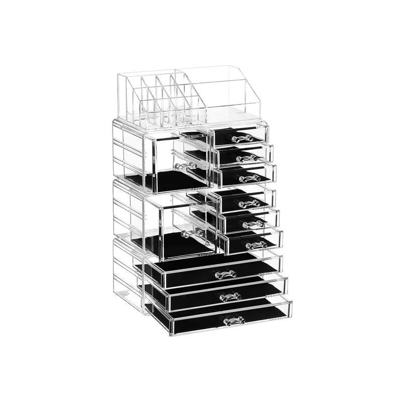 Organizador Cosmético 4 en 1 Transparente