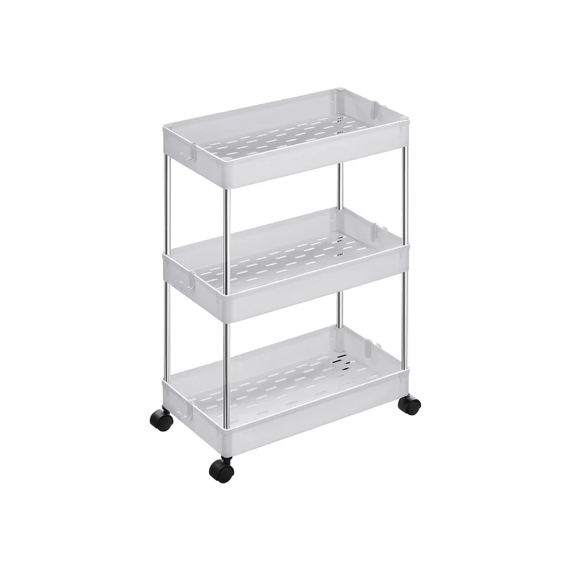 Carrito Auxiliar con Ruedas Blanco