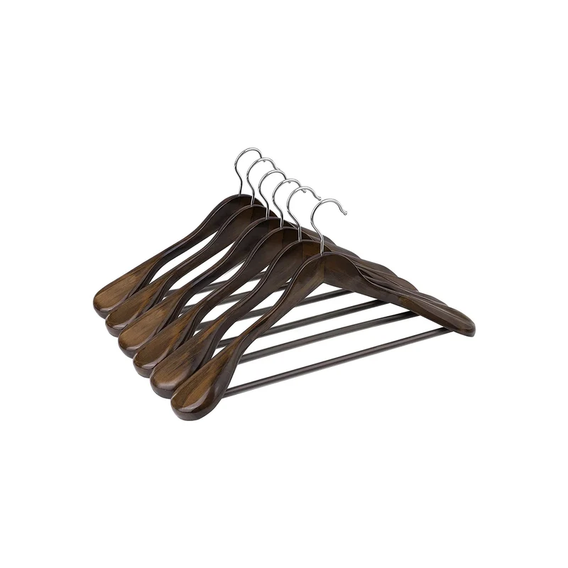 Perchas para Trajes Madera Maciza