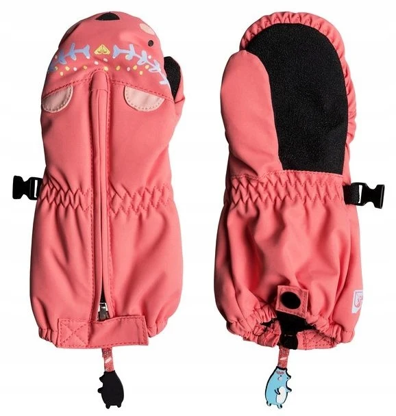 ROXY - Snows Up Shell Pink Mittens