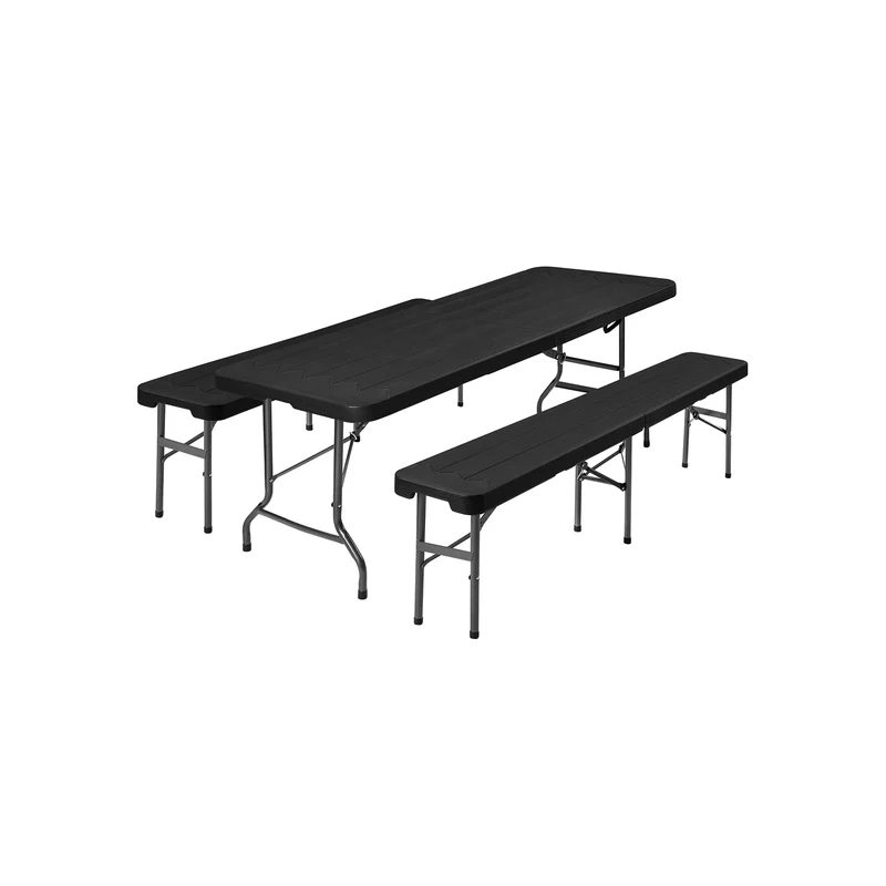 Conjunto de mueble plegable de exterior