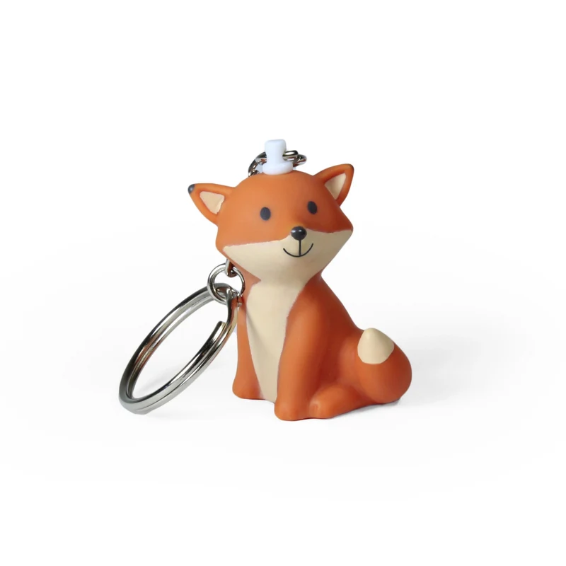 ATELIER PIERRE - Privjesak za ključeve Fox Cesar Orange