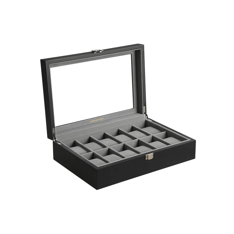 Caja De Reloj De 12 Ranuras