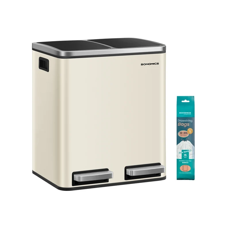 Cubo de Basura de 2 x 15 L