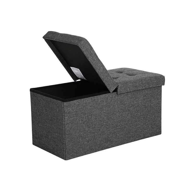 Banco con Espacio de Almacenamiento Plegable Tapa Plegable