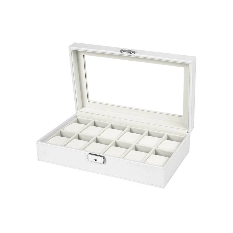 Caja de Relojes con 12 Compartamientos