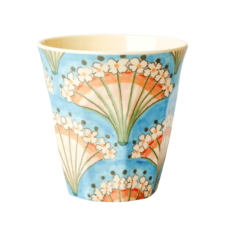 RICE - Šolja Melamin Medium Flower Fan