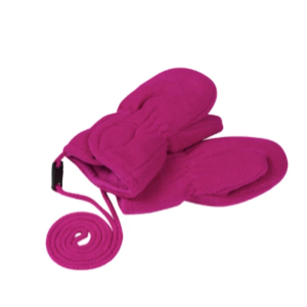 REIMA® - Fleece baby rukavice Terrain bobičasto roze