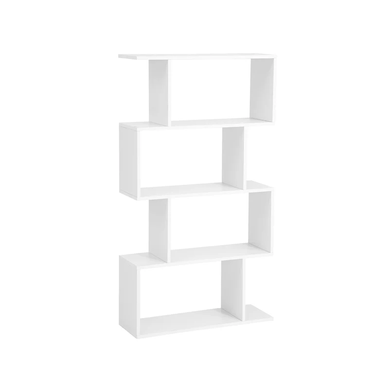 Librería Decorativa de Madera Contemporánea