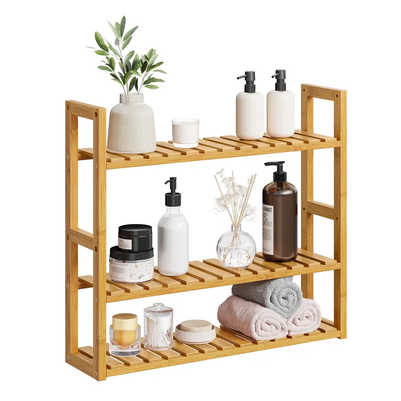 Estantería de Bambú para Baño