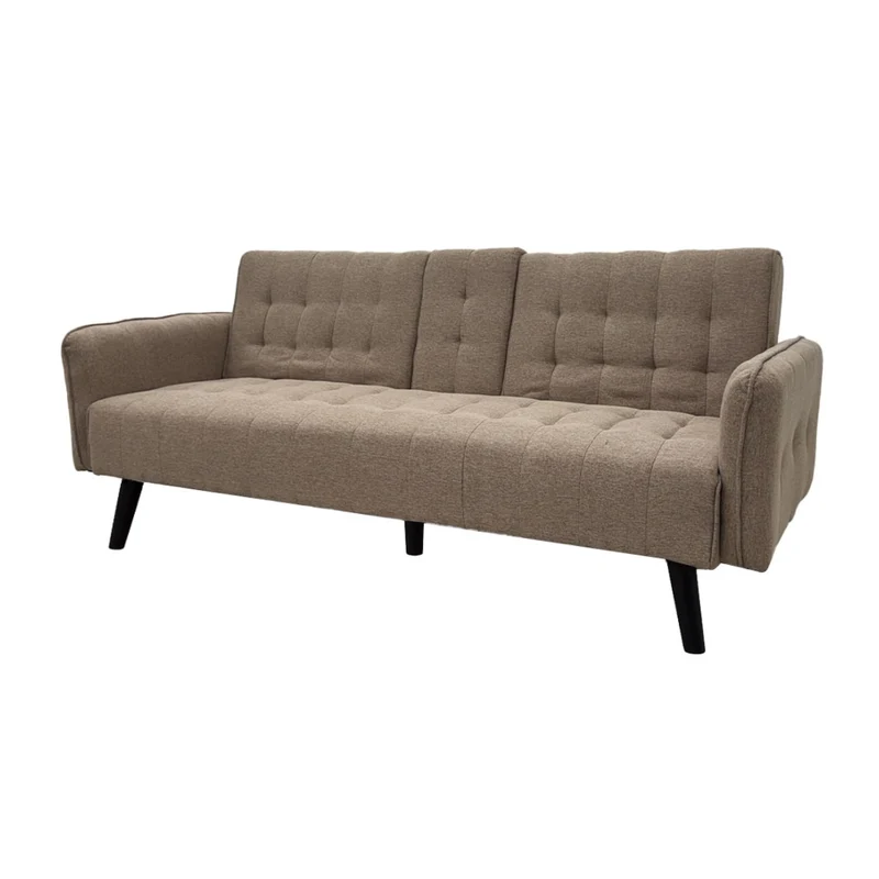 Tokoa Sofá Cama Tela de Lino 182x75.5x87cm