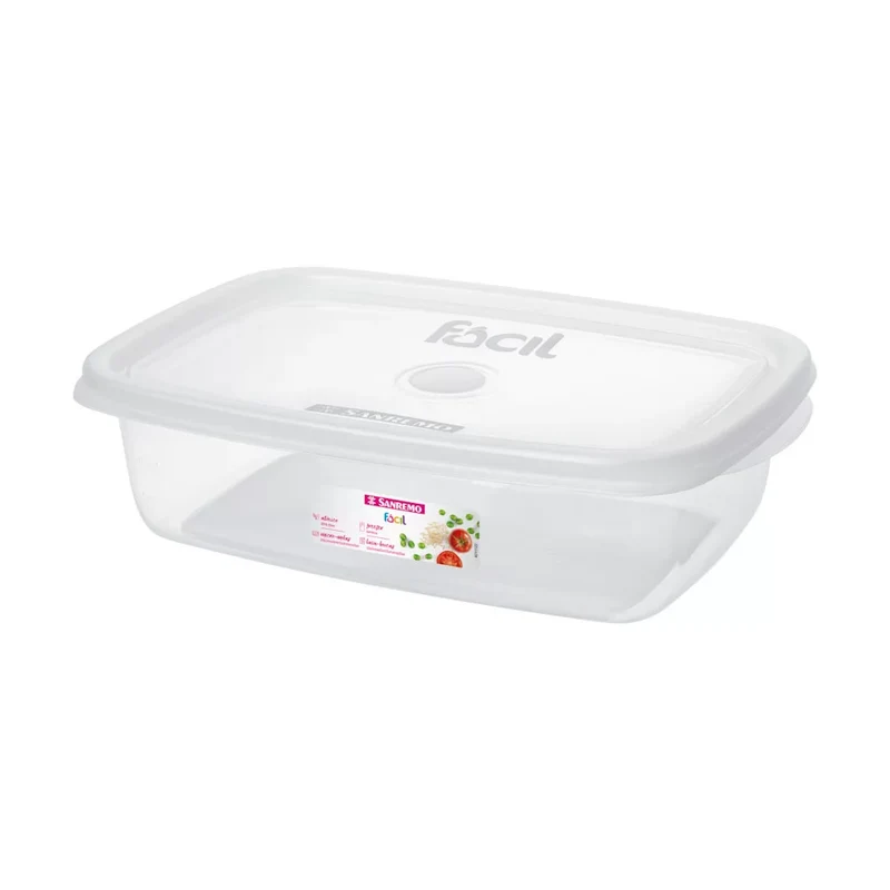 HERMETICO RECT. PLÁSTICO SANREMO 785ML
