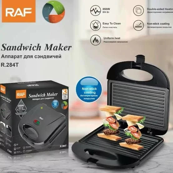 Sandwichera electrica RAF R.284T 800 Watts