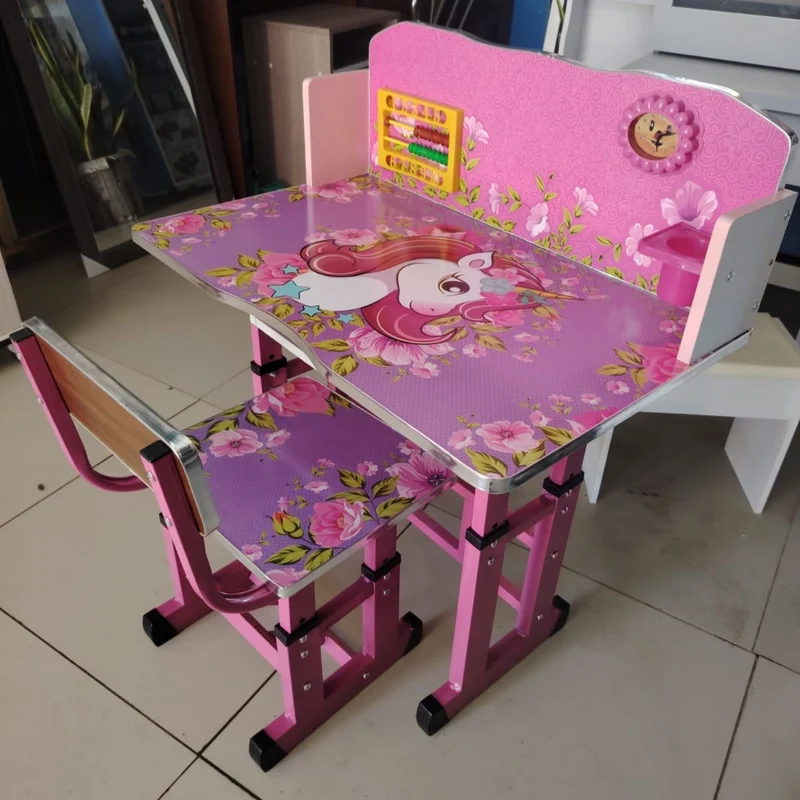 MESA + ESCRITORIO NIÑO AJUSTABLE