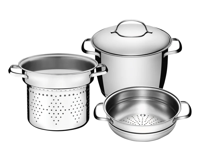 JGO. OLLAS CON COZI-VAPORE-PASTA 3 PZA
