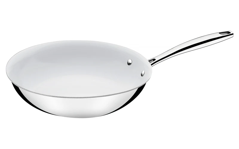 SARTEN HONDA ACERO INOXIDABLE CON CERAMICA 30 CM 3