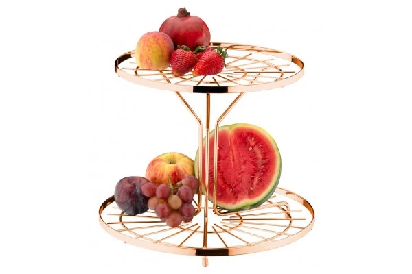FRUTERO REDONDO DOBLE-ROSE GOLD