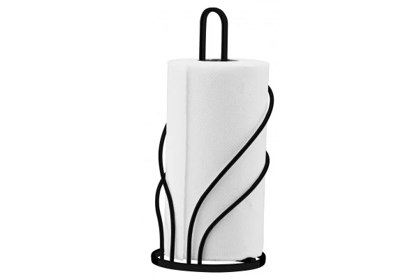 PORTA PAPEL DE COCINA - NEGRO MATE