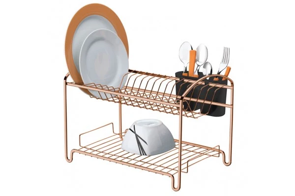 ESCURRIDOR DE PLATO - ROSE GOLD