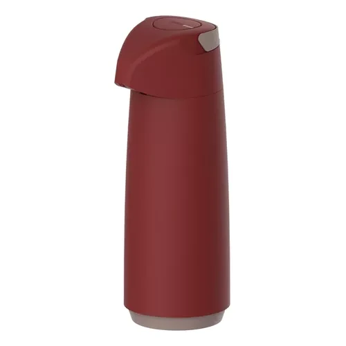 TERMO CON SIFON 1.80LTS - ROJO/BEIG
