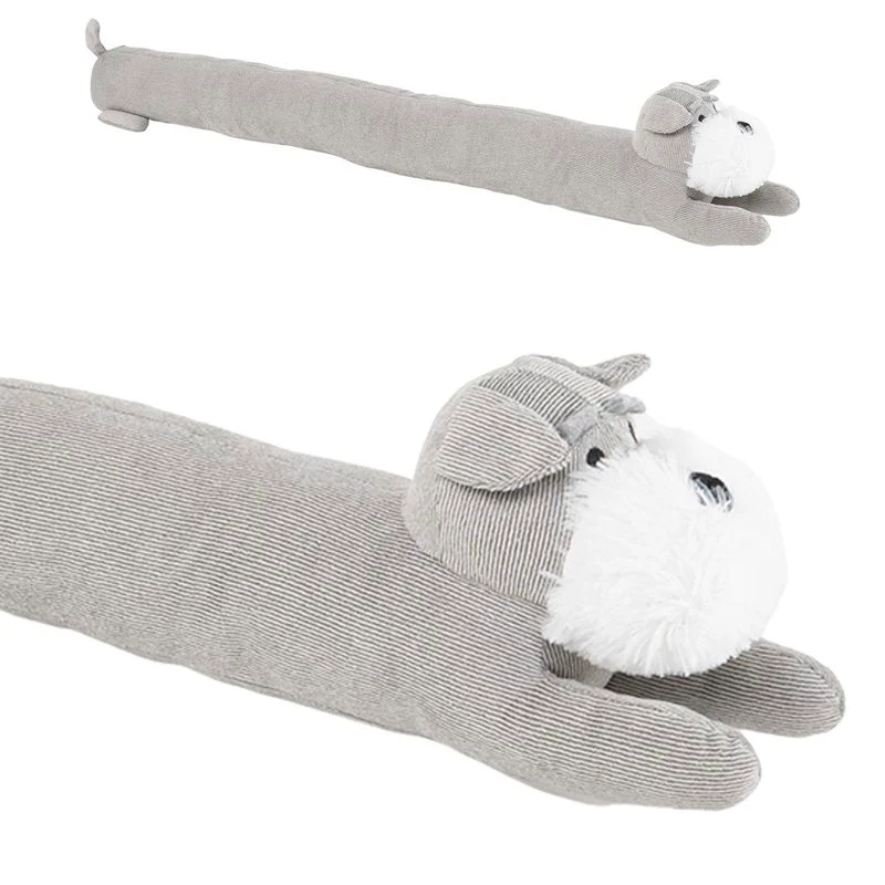 BURLETE CORTAVIENTOS PERRO GRIS