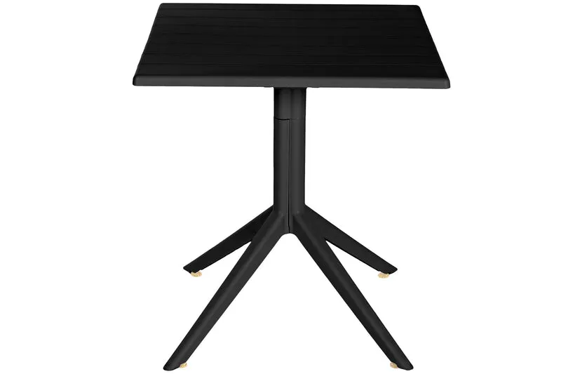 MESA METAL PP 70X70X75 RECICLADO NEGRO