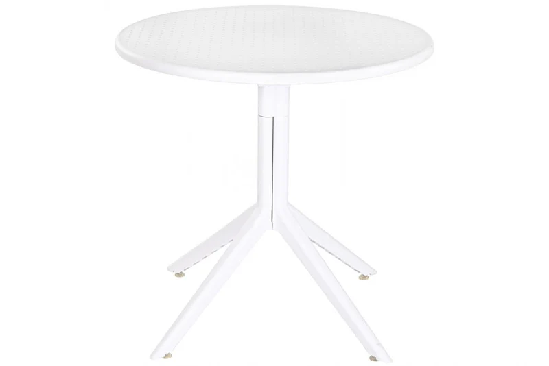 MESA METAL PP 80X80X75 RECICLADO BLANCO