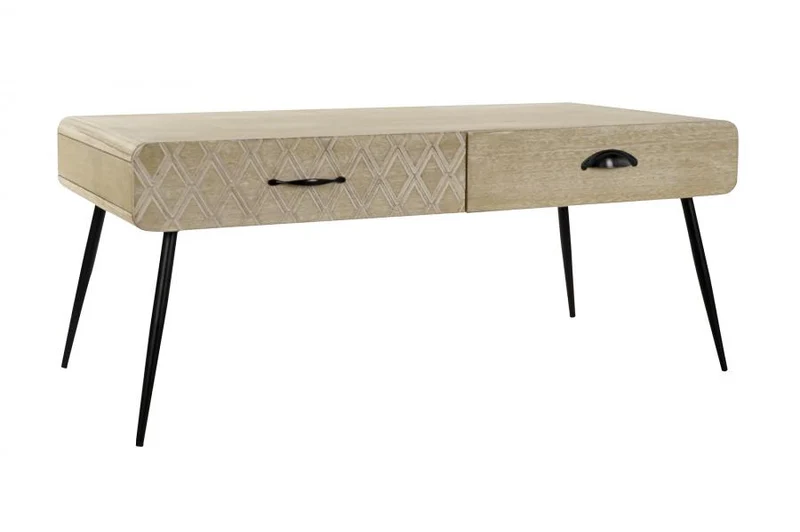 MESA CENTRO PAULOWNIA MDF 100X52X47 CAJONES