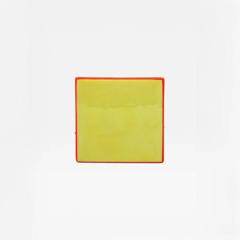 Posavasos Tile Amarillo / Naranja (set de 4)