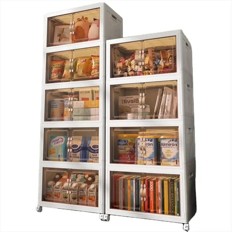Cajas Plegables 5 Niveles con Ruedas