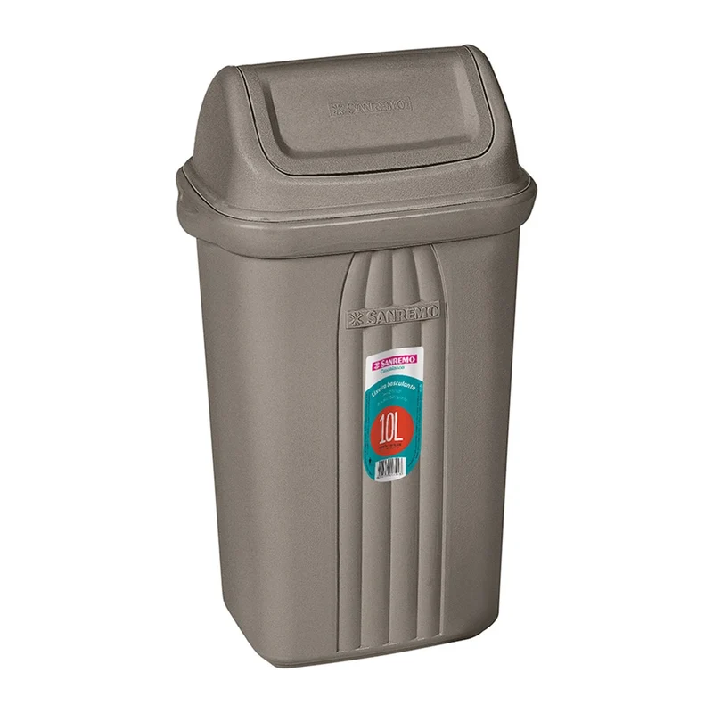 BASURERO BASC PLASTICO SANREMO 10L