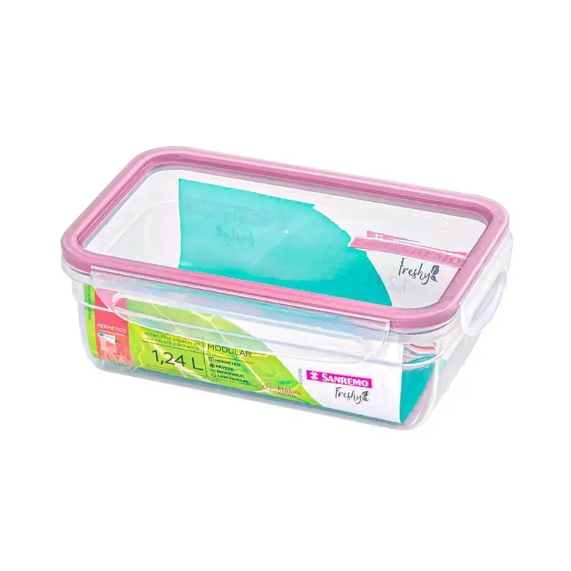 HERMETICO C/ TRABA PLAST SANREMO 1,24L