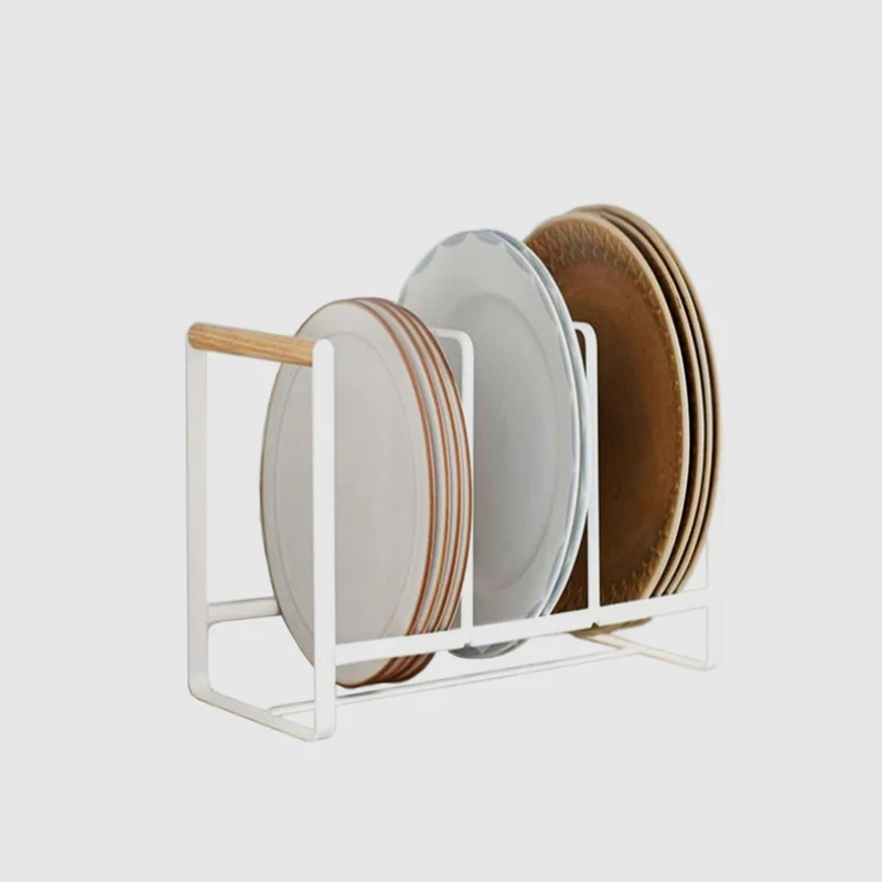 Organizador de platos de metal