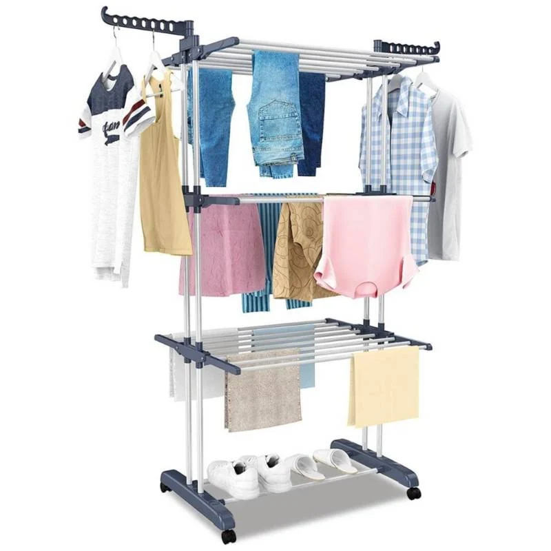 TENDEDERO PLEGABLE PVC 3 NIVELES YU-SJ-228-A