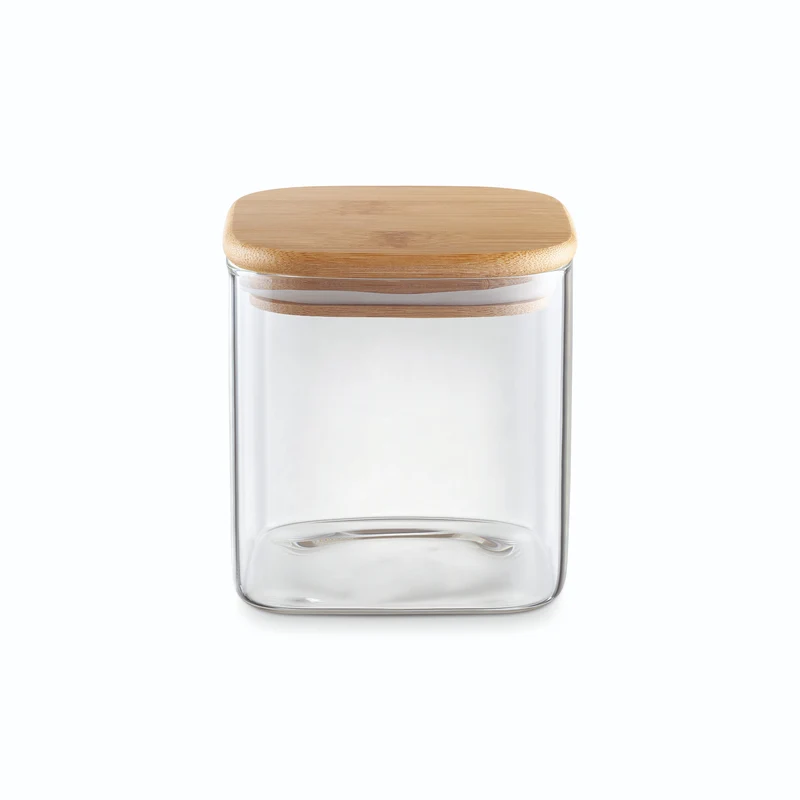 PORTA MANTIMENTO VIDRIO BOROSILICATO CUADRADO 750ML