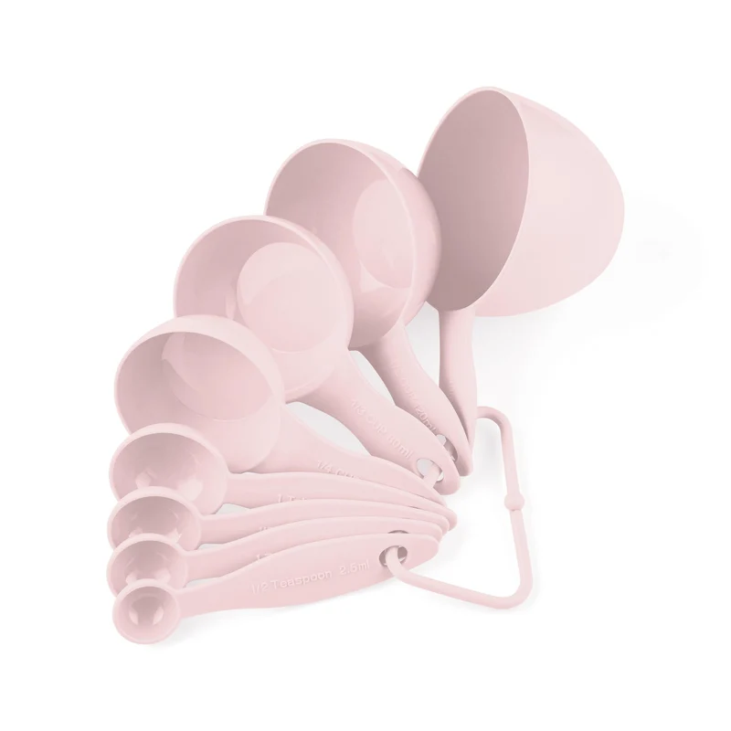 JGO. DE TAZAS MEDIDORAS 8PZA ROSADO