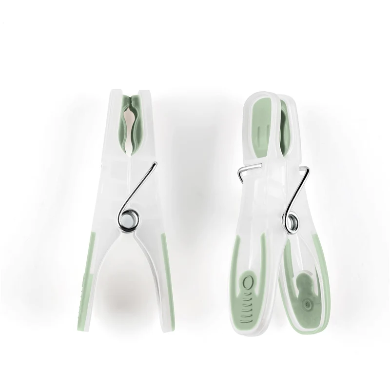 JGO. PINZAS DE ROPA12PZA VERDE MENTA