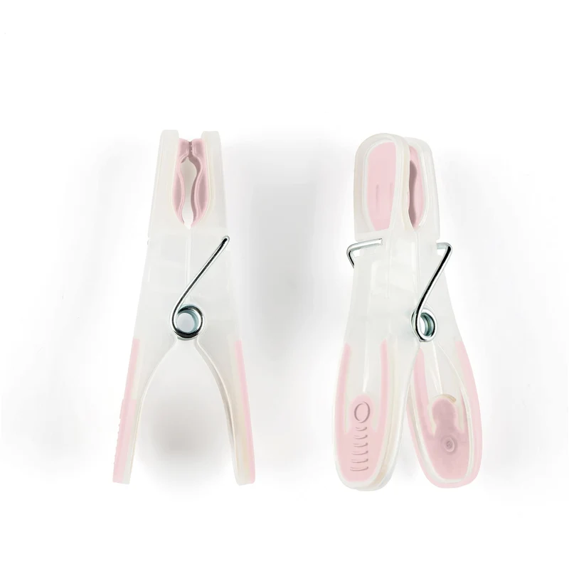 JGO. PINZAS DE ROPA 12PZA ROSADO