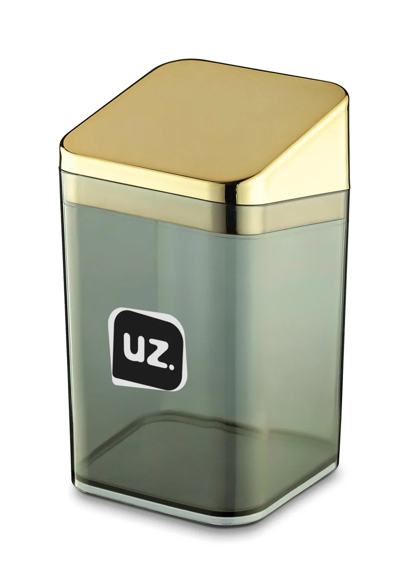 PORTA ALGODÓN SLIM PRETO DORADO SOLIDO