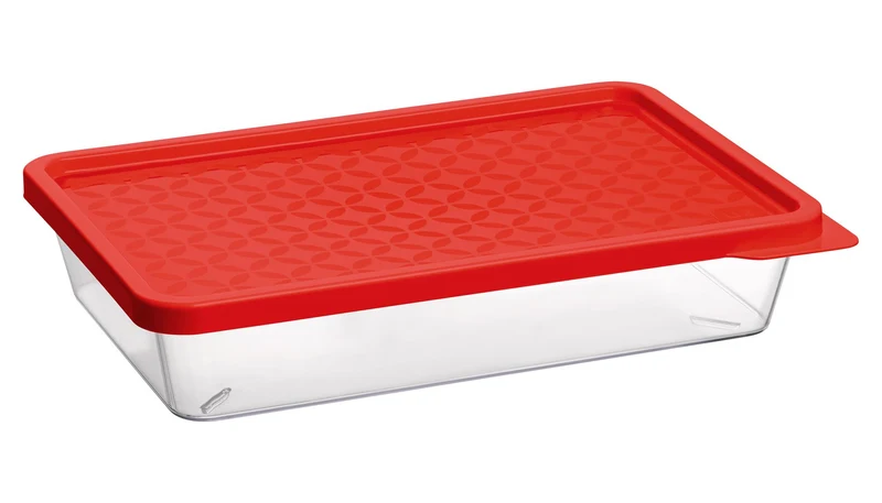 ORGANIZADOR SLIM TRANSP. TAPA ROJA