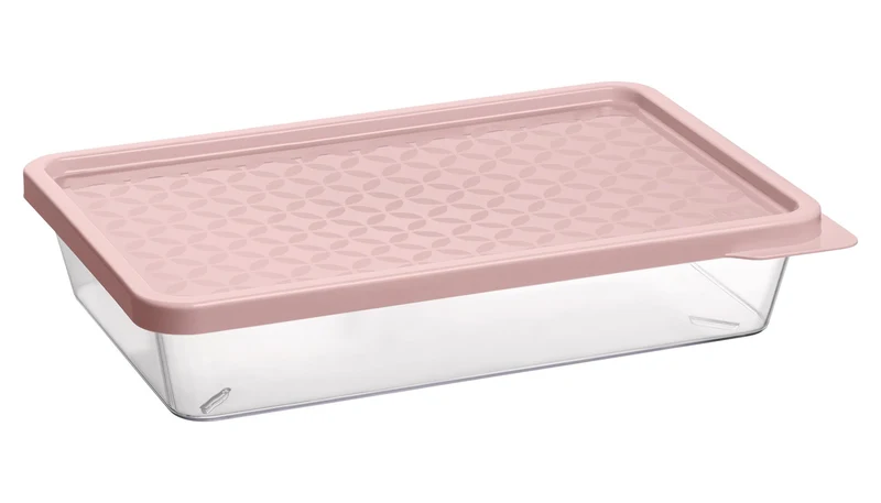 ORGANIZADOR SLIM TRANSP. TAPA ROSADA