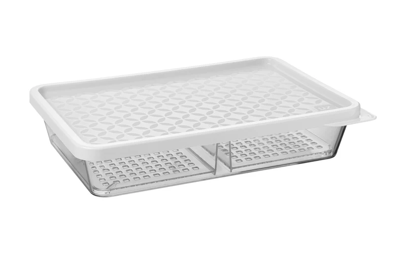 ORGANIZADOR DE FIAMBRE BLANCO TRANSLUCIDO