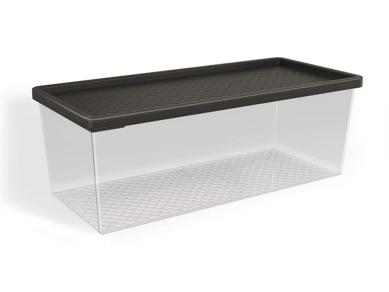 ORGANIZADOR MULTIUSO 4.5LTS XG TRANSP. TAPA NEGRA