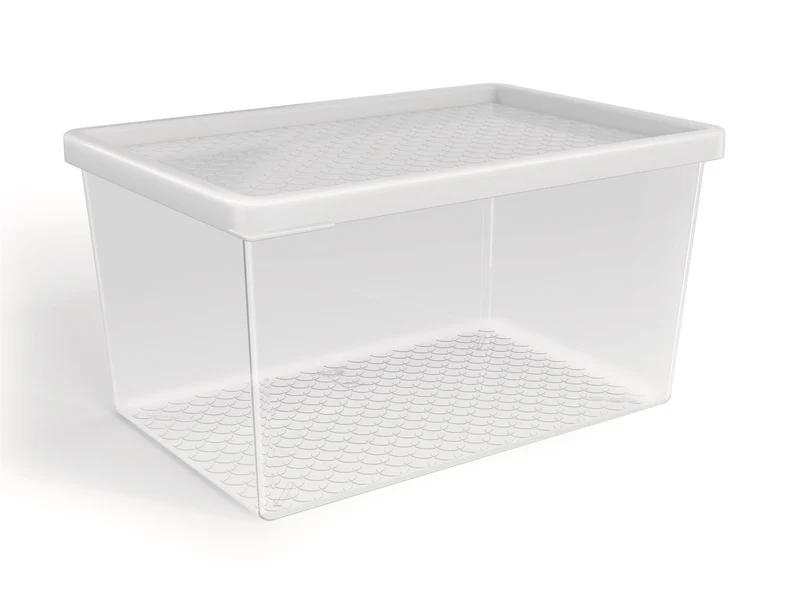 ORGANIZADOR MULTIUSO 2.9LTS TRANSP. TAPA BLANCA