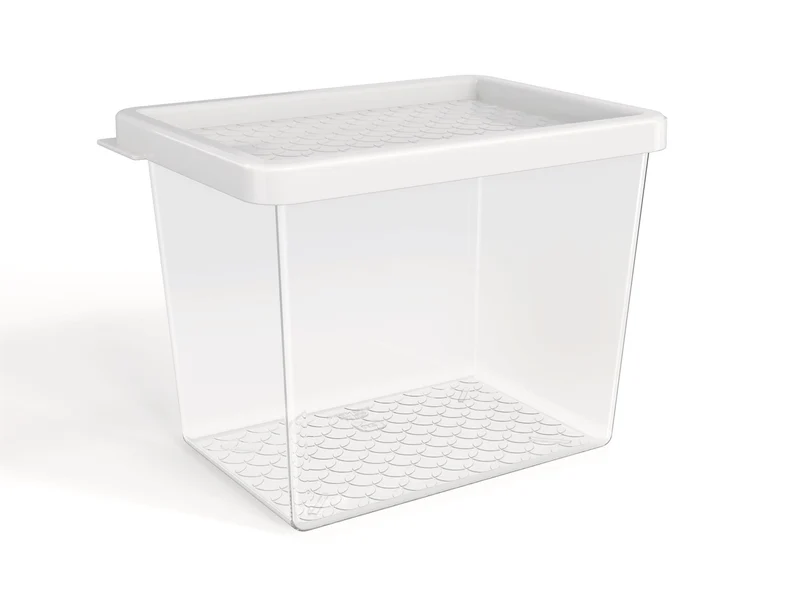 ORGANIZADOR MULTIUSO 1.3LTS TRANSP. TAPA BLANCA