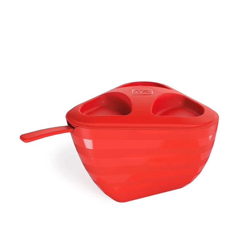 CONTENEDOR DE HARINA SLIM ROJO SOLIDO