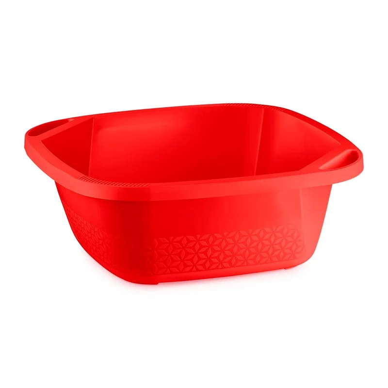RECIPIENTE 14LTS PLASTICO ROJO