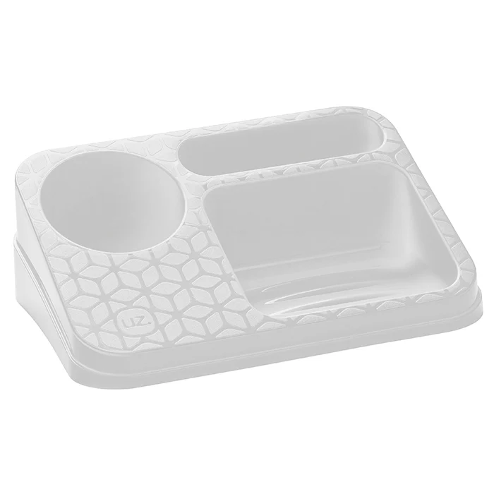 ORGANIZADOR DE FREGADERO BLANCO SOLIDO